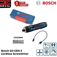 Bosch Go Gen 3 Cordless Screwdriver 3.6Volt Battery Screwdriver/