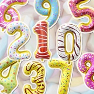 Ins Influencer 107cm Large Number Candy Balloon Baby Full Month Birthday Party Decoration Hundred Da