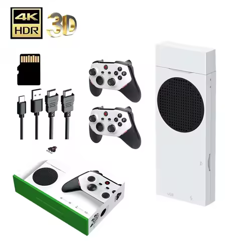 M88 4K HD Game Box 2025 3D Games Player 30+ Simulators 2.4GHz Wireless Gamepad Retro TV Home M88 Vid