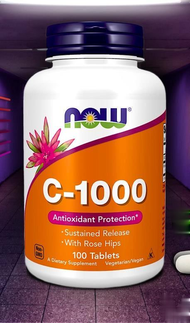 วิตามินซี / Vitamin C-1000 Sustained Release 100 / 250 Tablets by NOW FOODS