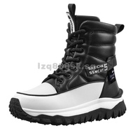 Non-Slip Thick-Soled Northeastern Large Cotton Shoes for Women, Fleece-Lined Fashionable Cotton Boot