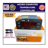 ETC-974 DIGITAL THERMOSTAT c/w Sensor Microcomputer Temperature Controller ETC-974