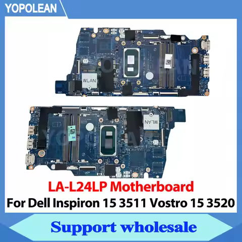 GDM51 LA-L24LP Laptop Motherboard 35 Pin / 45 Pin For Dell Inspiron 15 3511 Vostro 15 3520 Logic boa