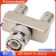 In stock-Pure Copper Connector BNC Three-Way One Male to Two Female Y-Type BNC Male to Female BNC-JK