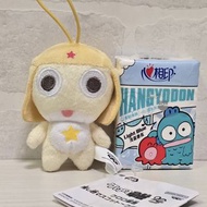 日版 Keroro 軍曹 彩色粉彩色 吊飾公仔 毛公仔 掛飾 掛件 Bandai Namco Banpresto Keroro 小隊 黃色 景品
