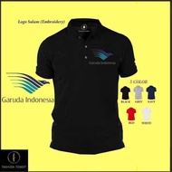 Microfiber Quick dry Jersi Jersey Polo T Shirt Logo Sulam Embroidery Garuda Indonesia Dry Fit FF48