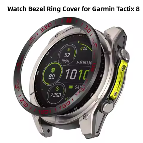 For Garmin Tactix 8 47mm 51mm Smart Watch Bezel Ring Cover or Tactix8 51MM AMOLED SOLAR Stainless St