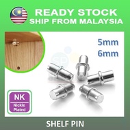 Cabinet Shelf Support Pin for Furniture Wardrobe Shelve Bracket Menampung Keping Perabot Almari Nail Nails