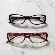 FM394 1pc PC Squared Frame Good Quality Presbyopia Fashion Unisex Men Women Corrective Eyeglasses FD