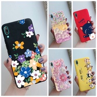 Huawei Y7 Pro 2019 Case Colorful Flower Cartoon Painted Phone Case For Huawei Y7 Pro 2019 Soft Silicone Casing