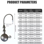 5pcs Jighead bulat 4X strong