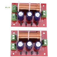 2Pcs 400W Speaker Crossover 2 Way Audio Adjustment Tweeter Bass Speakers Filter Frequency Divider fo
