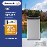 PANASONIC NA-F80VB7HRT (8KG) Top Load Washer Superior Wash Performance
