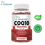 Kẹo dẻo uống bổ tim Coenzym Q10 của NATURE GLOW - CO Q10 hàng nội địa Mỹ