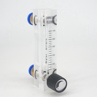 【2024 NEW】 100-1000ml/min Lzm-6t Panel Water Liquid Flowmeter Rotameter With Control Valve Push In Fit 10mm