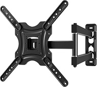 Full Motion TV Wall Mount for 26-55 inch Flat or Curved TVs up to 77 lbs,TV Bracket Wall Mount with 