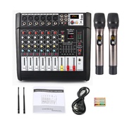 NEW BAXS PMX602D/PMX602S Pengaduk Audio Profesional 6 saluran mixer Penguat bawaan 450 watt 2 salura