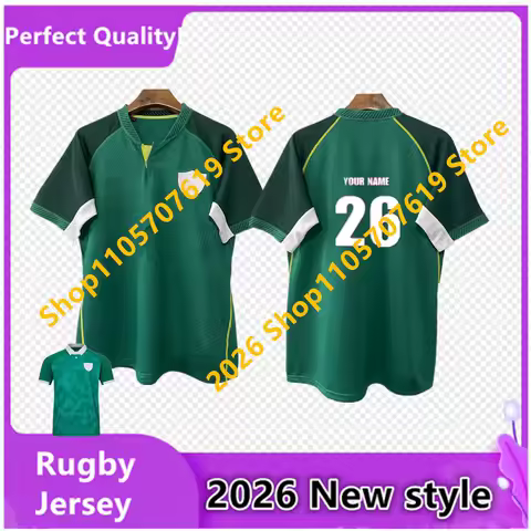 2026 Ireland Home /150th Anniversary Edition Rugby Jersey- Vest Mens Size S--5XL