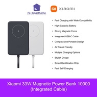 Xiaomi 33W Magnetic Power Bank 10000 (Integrated Cable) | Xiaomi Power Bank Magnetik 33W 10000mAh (K