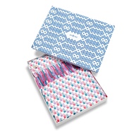 DoiTung ชุดของขวัญผ้าพันคอ 2024 GERALDINE 2A MIX PINK OCEAN PURPLE