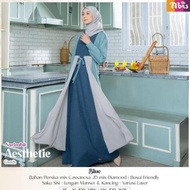 Mazin [Alkahfi Sale] Nibras Couple Nibras Gamis Aestethic Koko Lengan