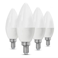 💡Ready Stock💡6W E14 Base LED Candelabra Bulbs 60Watt Light Bulbs Equivalent 6000K LED Candle Bulb