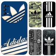 for OPPO A92S A93 A94 A95 Reno 2 2Z 2F 3 4 4 5 Pro TPU soft shell black mobile phone case RD15 Adidas