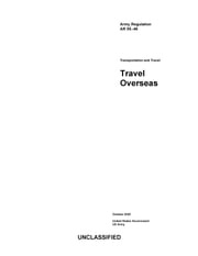 Army Regulation AR 55-46 Travel Overseas October 2020 United States Government, US Army