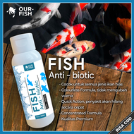 Obat Antibiotik Ikan Hias ANTI-BIOTIC 100ML Fast Acting Formula Antibiotic Obat Anti Bakteri Dan Par