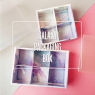 🇸🇬 Gift packaging box - mooncake box 4 cavity galaxy mooncake red boxes 80g mooncake box