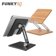 V5 Charging Tablet / Ipad stand , Aluminium Folding Mobile Stand. Supports up to 12 inch