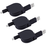 Kabel USB Type C yang boleh ditarik balik, Pengecas Type C, Kabel Pengecasan dan Penyelarasan Data U