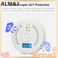 ALMA Carbon Monoxide Detector, Independent Sensor High Sensitivity CO Alarm Monitor,  LED Display LC