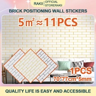 Wall Sticker 70*70CM Big Size Waterproof 3D Wallpaper Brick Foam Self Adhesive Wall panel For Wall