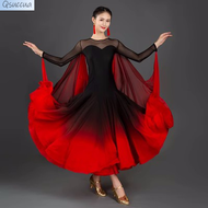 Váy khiêu vũ hiện đại múa tiêu chuẩn quốc gia váy khiêu vũ xã hội váy biểu diễn Waltz váy biểu diễn