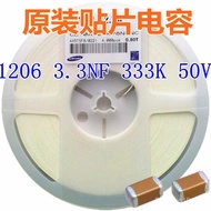 1206 kapasitor 3.3nF 333K 50V kapasitor SMD kapasitor seramik SMD