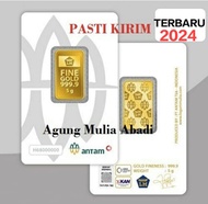 EMAS LOGAM MULIA 5 GRAM ANTAM CERTICARD (AGUNG MULIA ABADI)