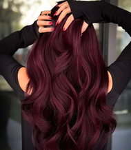 (free peroxide) Wine red +Peroxide 100ml Hair dye Colour medium violet red red red wine dye hair col