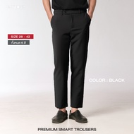 Clothvibes Premium Smart Trousers [ไซส์ 28" - 42”] - กางเกงสแล็คชาย กางเกง Slack เกรดพรีเมียม ความยา