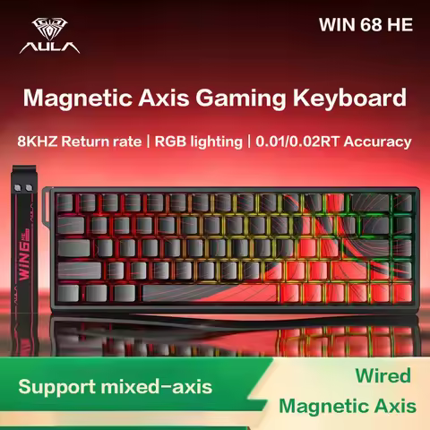 AULA WIN 68 HE Magnetic Axis Keyboard RT Gaming Mechanical Keyboard Wired 8K Polling Rate Full-Key H