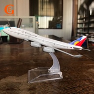 Philippine Airlines PAL Boeing B747 Aircraft Model Diecast Metal Alloy Plane Toy with Display Stand