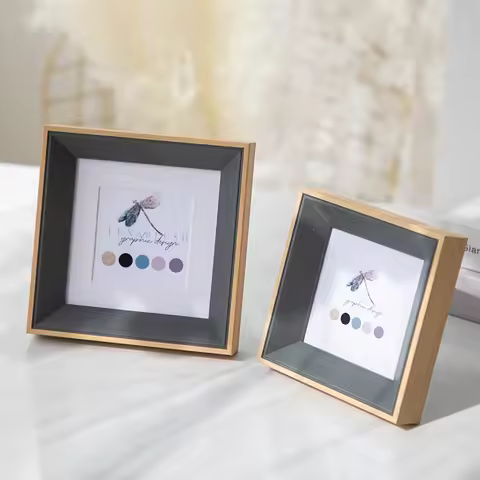 Cute Square Picture Frame Table Modern Minimalist Resin Photo Frame Wholesale Square Photo Frame Tab