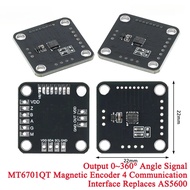 MT6701QT Magnetic Encoder Magnetic Induction Angle Measurement Sensor Module 14bit 4 Communication I