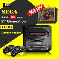 Sega Seda Megadrive 16-bit Video Game Console MD2 build in 5 Retro Vintage TV Game tape Console Old 