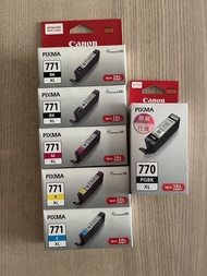 佳能Canon全新多色墨盒，CLI 770，771，XL特大裝