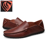 SE8 OPGP] Men's mens tomaz backless Loafer Casual Cow Leather Doug Boat Driving Shoes Slip On Men Lo