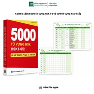 Book - Combo: 5000 Chinese vocabulary HSK 1-6 and Takenote super fast Chinese vocabulary 500 HSK1 wo