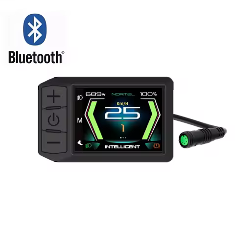 Ebike Bafang 600C Display Bluetooth Version UART LCD for Electirc Bike Bafang BBS01 BBS02 BBSHD Mid-