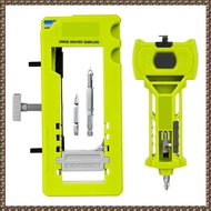 (JPTZ) Door Hinge & Door Latch Installation Kit Door Hinge Mortiser Template Door Latch for Accurate