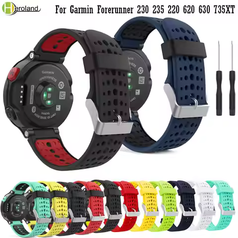 For Garmin Forerunner 235 235Lite /220/230/620/630 wirstband for Garmin Forerunner 735XT Smart band 